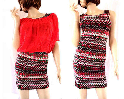 Sexy Slim Short Dress With Flutter Top Size 32/34