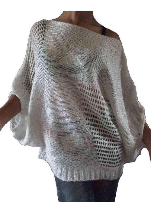 Boatneck Butterfly Sleeve Knitwear Size 32-38
