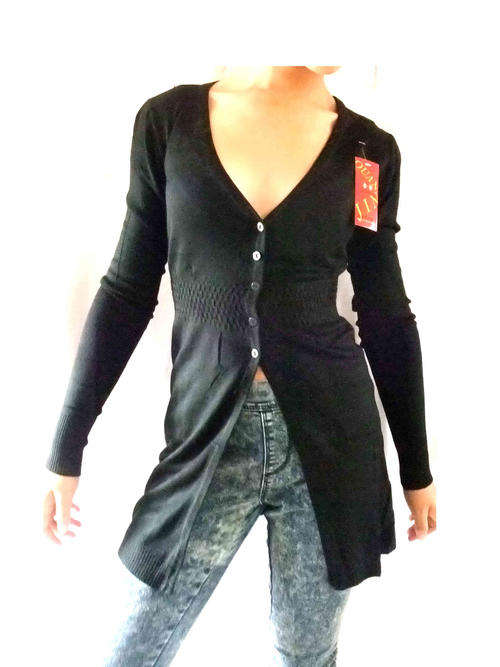 Cotton Cardigan With Buttons Size 30-36 3 Color Pink