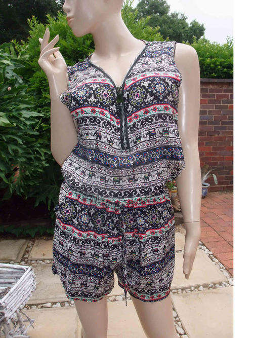 Casual Colourful Jumpsuit Sizes 34 - 40
