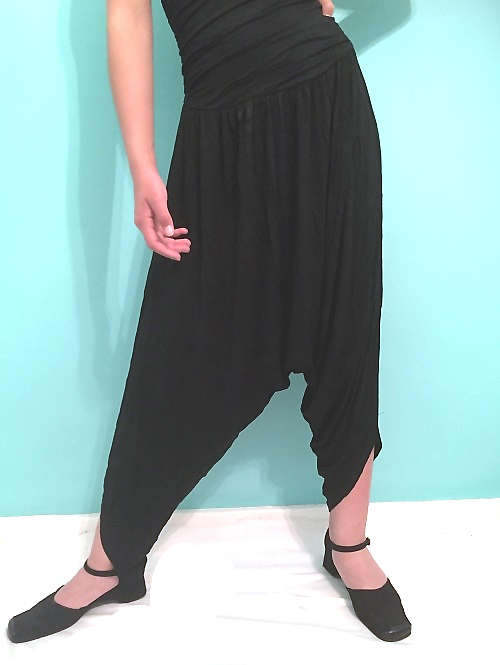 "SALE" 50% OFF !! Strapless Harem Jumpsuit Color Sapphire Blue Size 38-40