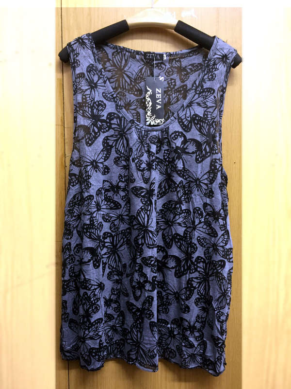 Long Tunic Double Layer Top 2 Piece Sizes 34 - 44