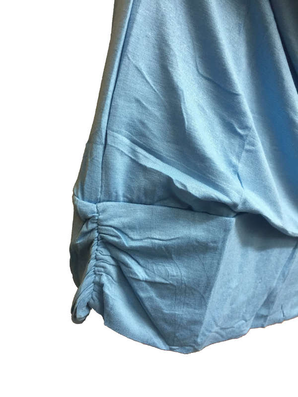 Drape Front Sleeveless Blouse 2 Colors Available