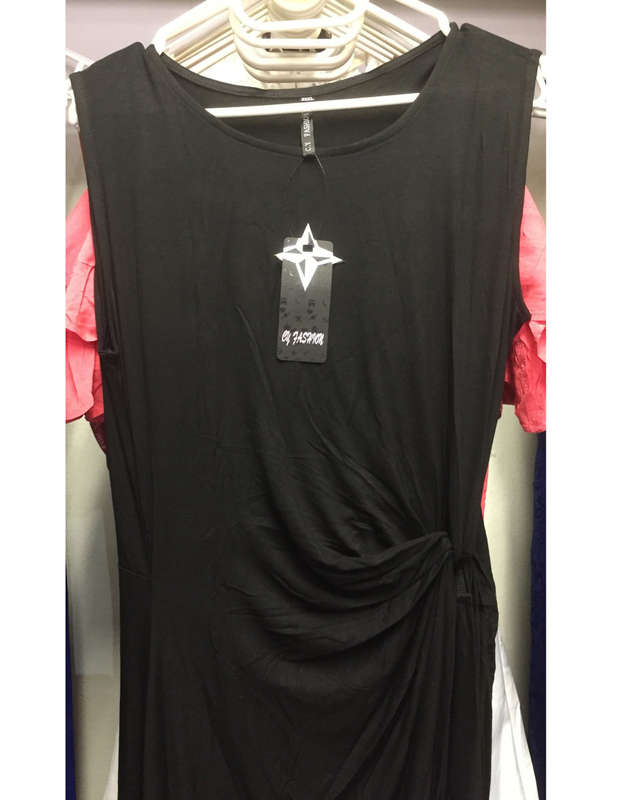 Sexy Twist Front Maxi Dress Sleeveless 2 Colors Available Sizes 30 - 42