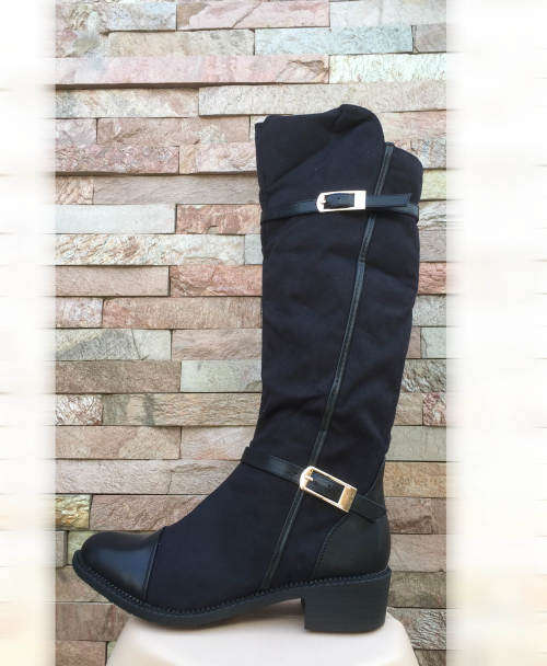 Bootiful Knee Height Boots Black Sizes 3,4,5,6,7,8