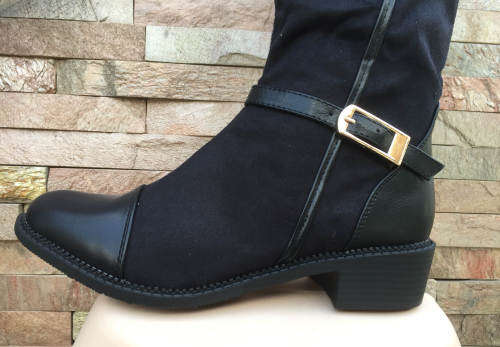 Bootiful Knee Height Boots Black Sizes 3,4,5,6,7,8