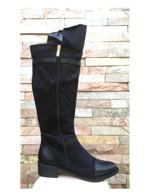 Bootiful Knee Height Boots Black Sizes 3,4,5,6,7,8
