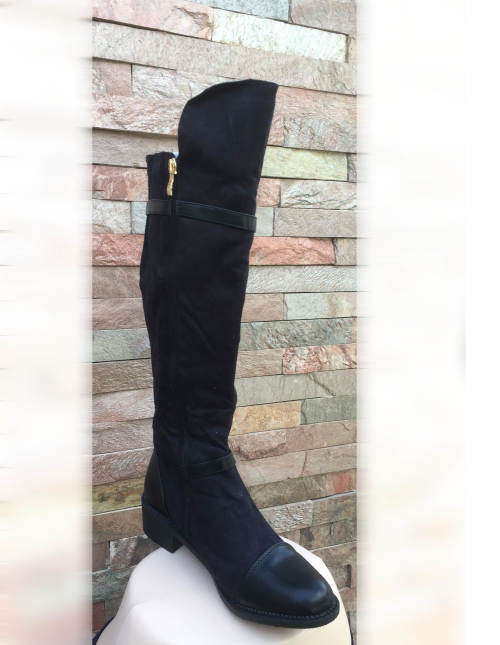 Bootiful Knee Height Boots Black Sizes 3,4,5,6,7,8