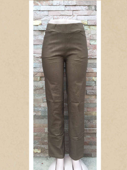 Pull-on Bootcut Pants Color BLACK Size 38
