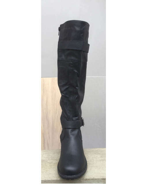 Buckles Wide Calf KNEE HEIGHT Boots Sizes 4,5,6