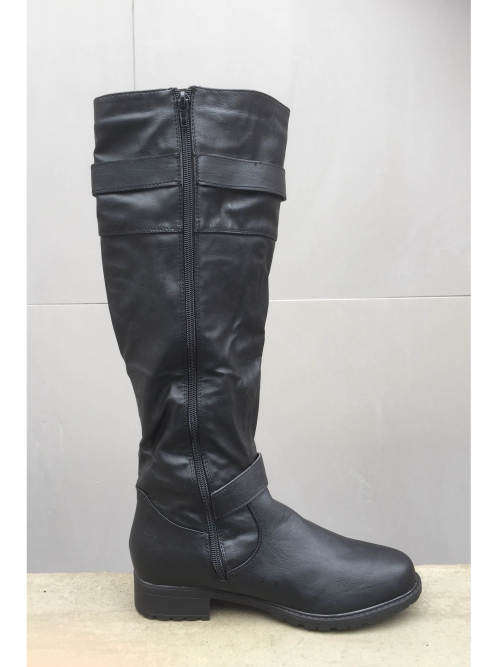 Buckles Wide Calf KNEE HEIGHT Boots Sizes 4,5,6