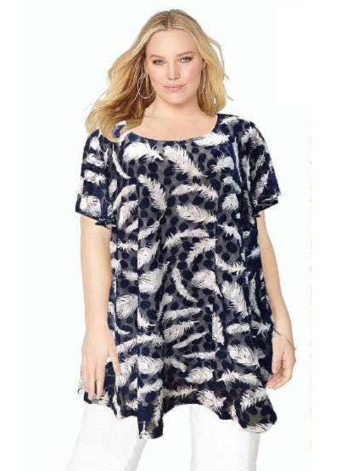 2017 New Arrival - Elegant Short Sleeve Lined Spring Tunic Sizes 36/38, 44, 48/50
