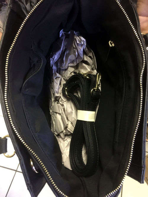 YOKA Handbag Shoulder Bag Black