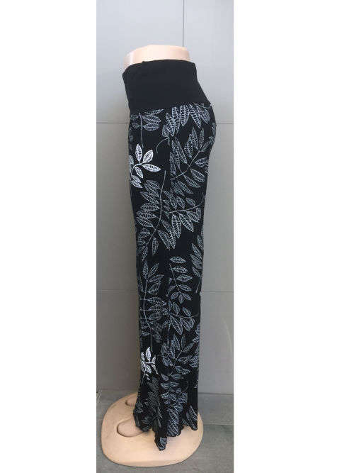 Fashion Adjustable High Waist Wide Legs Pants Size XXL(38/40)