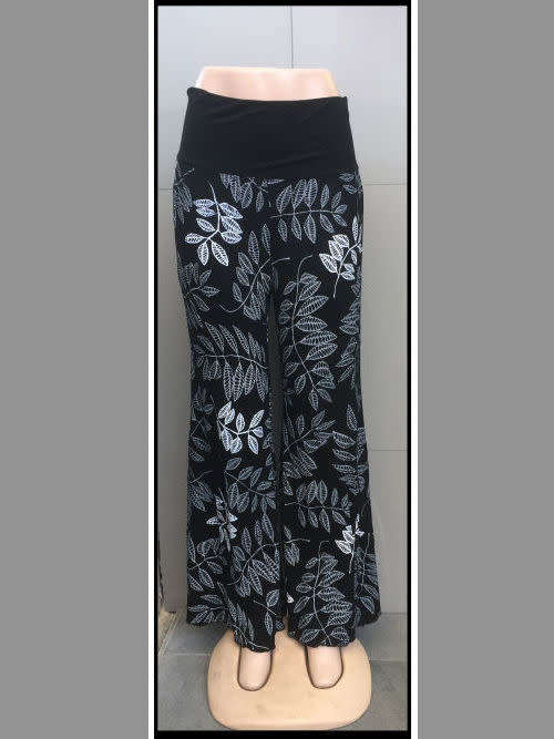 Fashion Adjustable High Waist Wide Legs Pants Size XXL(38/40)