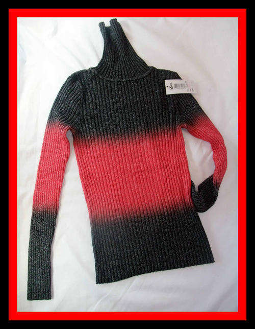 Rainbow Turtle Neck Sweater