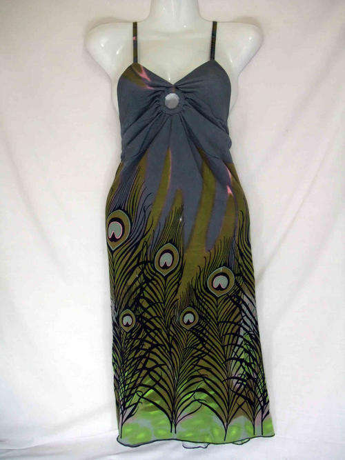 ****NEW ARRIVAL****PEACOCK Summer short maxi dress 40/42