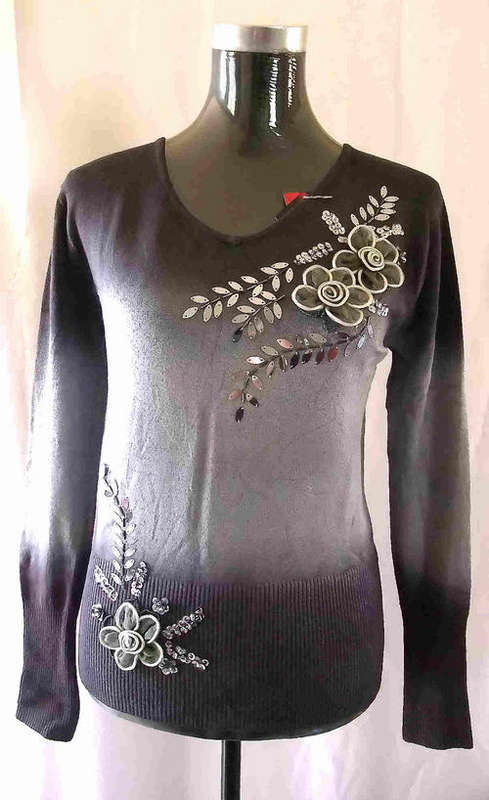 DELICATELY BALANCED ART SWEATER
