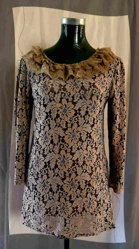Lovely Lace Lined Top/Dress 34/36