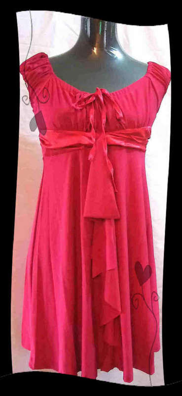 ****LOVELY Dress With SATIN Bust  *** PINK 34