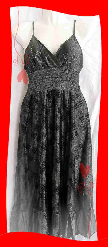 Lovely Shimmy In Sharkskin Dress Size:34