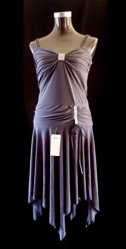 STUN With STYLE Party Dress Color: Seal Grey Size:38