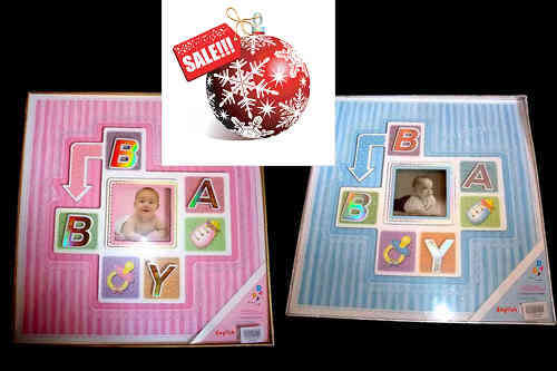 **  XMAS SALE !!!!  *** Baby Grows up Series Photo Album in Box Colors: Pink/Blue.300 Photos