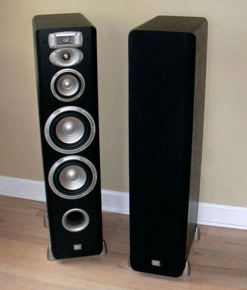 JBL L880 4-Way, High Performance 6-inch Dual Floorstanding Loudspeaker (Black Pair)
