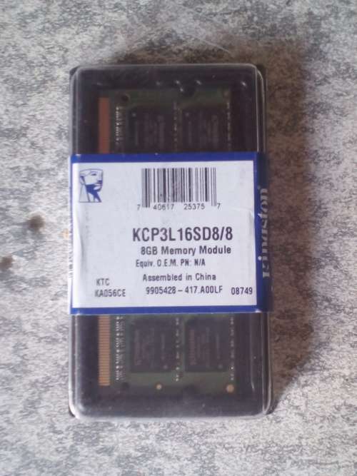 Kingston 8gig DDR3 1600mhz