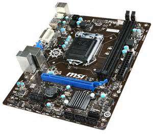 MSI H81 Board, i5 CPU & 4gig Memory Combo