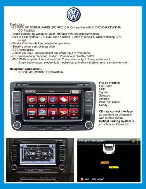 Buy Now:  Car Navigation System (VW)