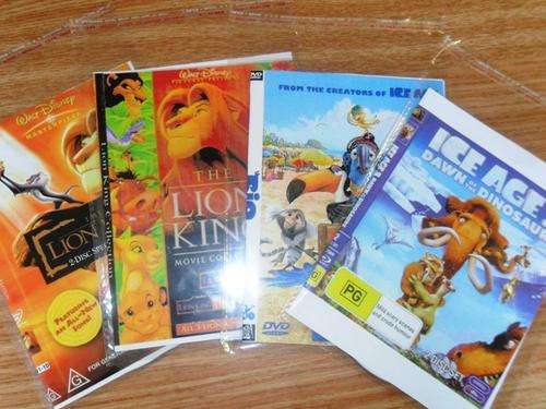 Set of 4 DVD's for children