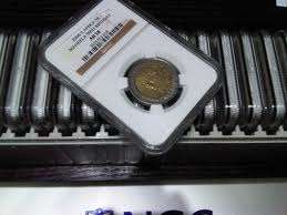 20 MANDELA 90TH BIRTHDAY R5 GRADED VERY RARE AU 58 @ A CRAZY R1 START EACH + FREE NGC CONTAINER.