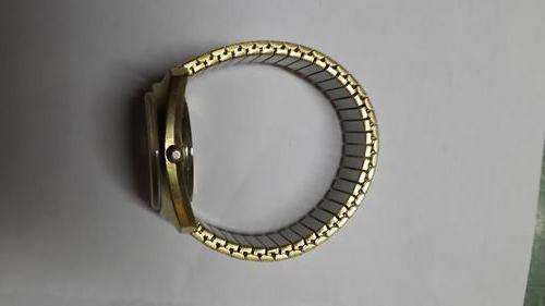 Omega Electronic F300Hz Geneve Chronometer Gold Plated Watch