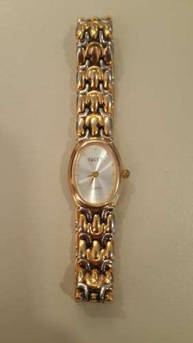 Vintage Facet Quartz gold plated ladies watch