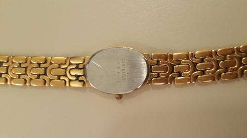Vintage Facet Quartz gold plated ladies watch