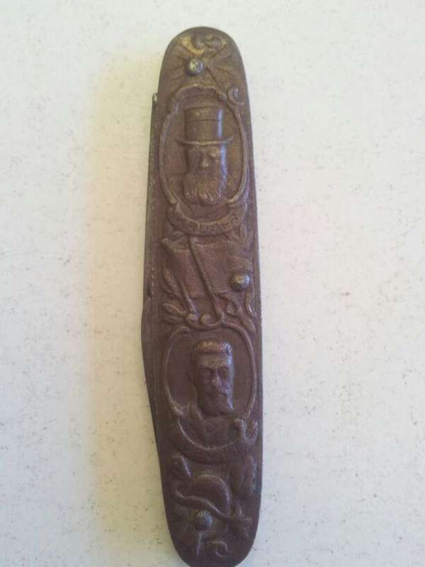 Original De Wet and Kruger pocket knife - Eendracht maakt Macht