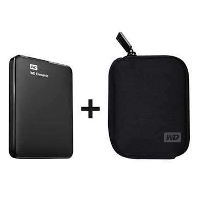 Western Digital Elements 1TB + Carry Case
