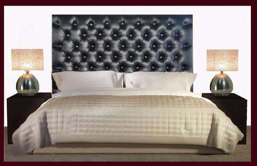 Diamond Pleated crystal button headboard ALL SIZES
