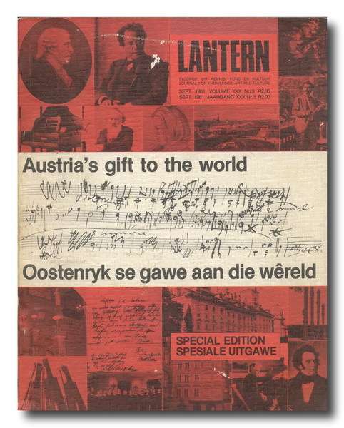 Lantern Sept 1981 Jaargang 30 Nr 3 - Oostenryk se gawe aan die wêreld - Spesiale Uitgawe