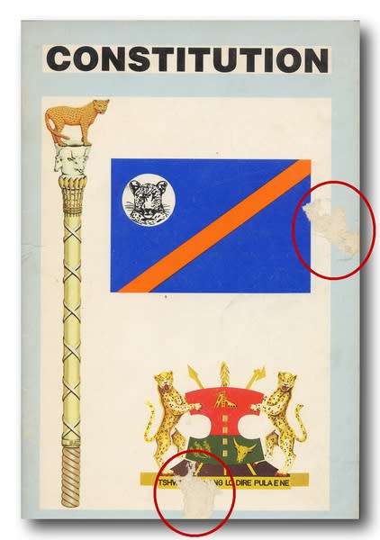 Republic of Bophuthatswana Constitution  - 5th Edition 1991