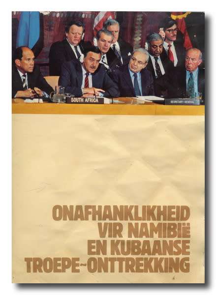 Onafhanklikheid vir Namibie en Kubaanse troepe-ontrekking deur Dept uitelanse Sake (Mei 1989)