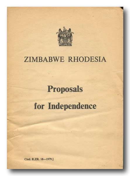 Zimbabwe Rhodesia - Proposals for Independence (1979)