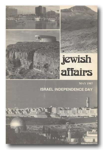 Jewish Affairs May 1987 Israel Independence Day