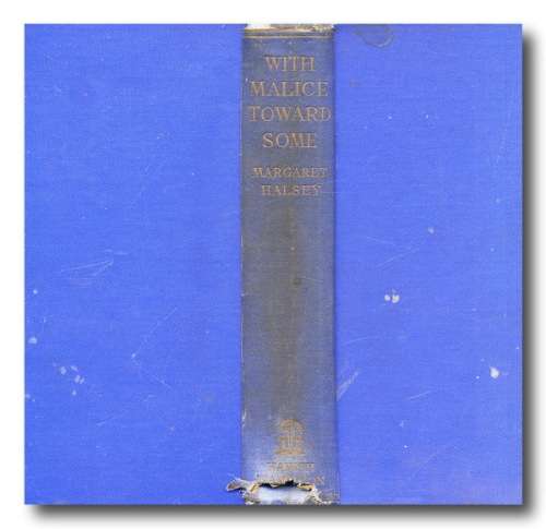 With Malice Toward Some by Margaret Halsey, Peggy Bacon (illustrator) 1st 1938