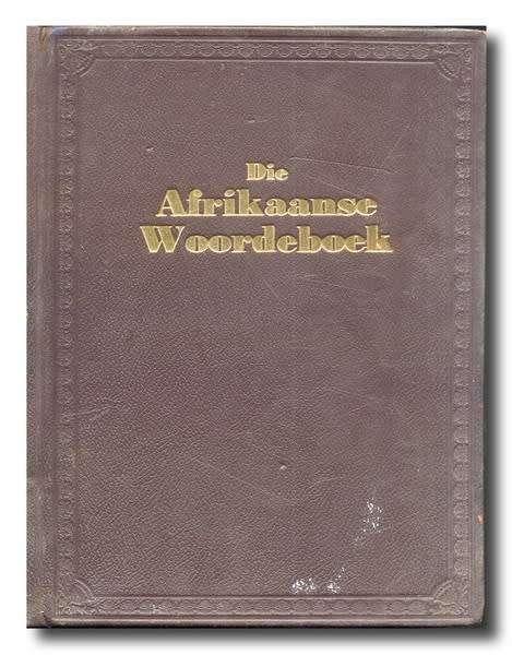 Die Afrikaanse Woordeboek Deel V - J-KJ (1968)