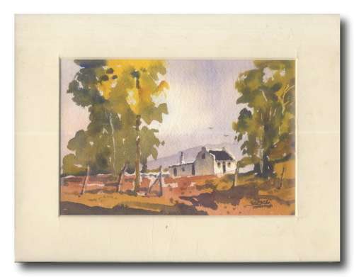 Painting Peter Mills - Scarborough watercolour
