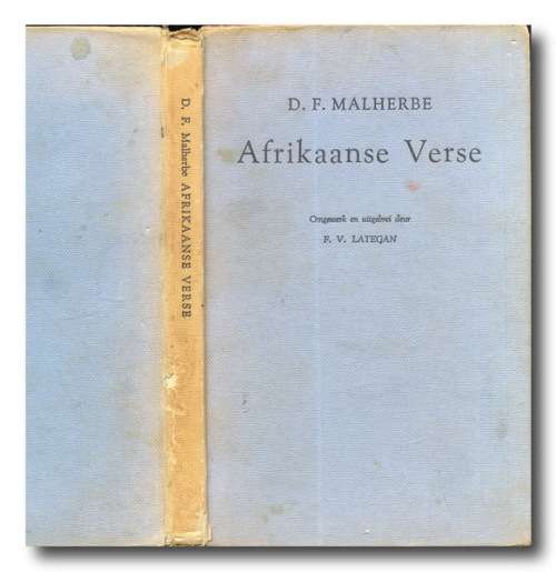 Afrikaanse Verse: `n Bloemlesing vir die Middelbare Skool deur DF Malherbe (4e 1959)