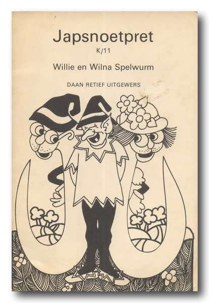 JAPSNOET: Willie en Wilna Spelwurm (Daan Retief Uitg) and Junior Inkleurspeletjies (Kinderklub 1980)