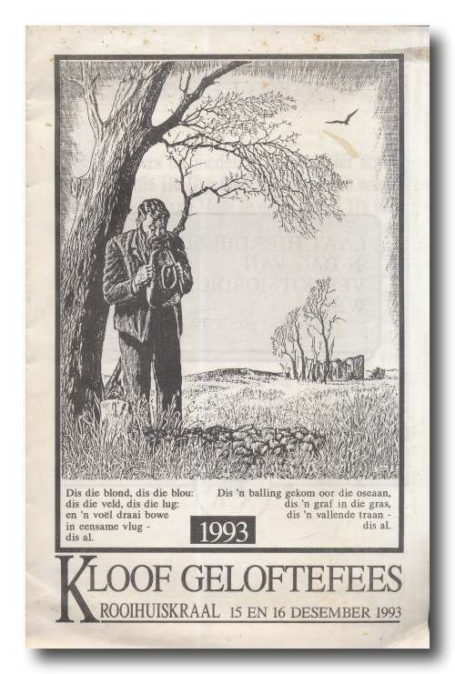 Kloof Geloftefees Rooihuiskraal 15 and 16 Desember 1993